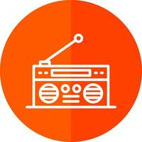 diseño de icono de vector de radio