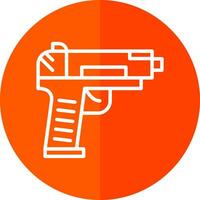 diseño de icono de vector de pistola