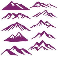 Mountain Vector Shapes For Logos