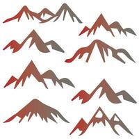 Mountain Vector Shapes For Logos
