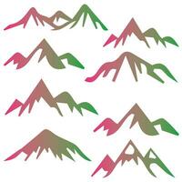 Mountain Vector Shapes For Logos