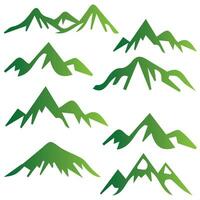 montaña vector formas para logos