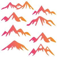 Mountain Vector Shapes For Logos