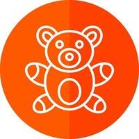 diseño de icono de vector de oso de peluche