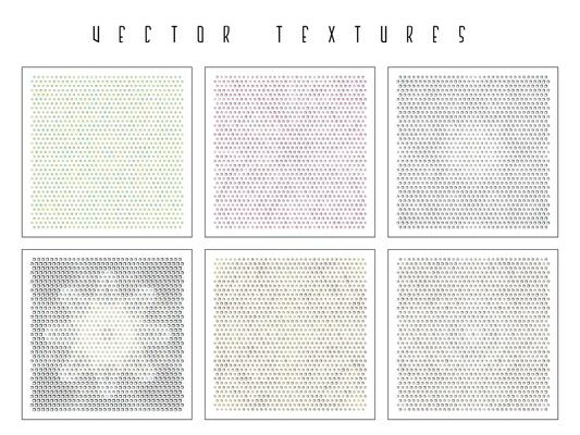 WebSet of the halftone geometric textures. Minimalists backgrounds. Spotted vector abstract overlays. Futuristic patterns for web design, advertisement banners, comic books, posters, packaging.