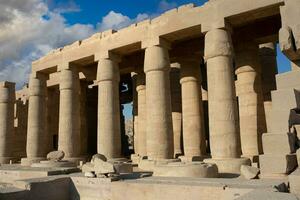 el templo de karnak, Egipto foto