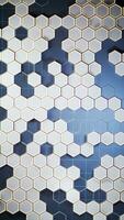 Metallic hexagon material background, 3d rendering. video