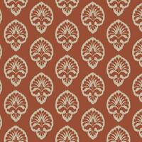 Ikat oriental pattern by ethnic abstract vector