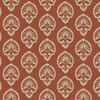 Ikat oriental pattern by ethnic abstract vector