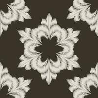 Ikat oriental pattern by ethnic abstract vector