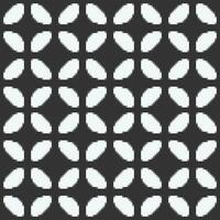 black and white pattern background in pixel art style vector