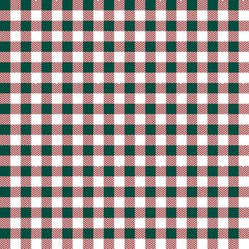 Christmas plaid pattern with herringbone pattern inside background. plaid pattern background. plaid background. Seamless pattern. for backdrop, decoration, gift wrapping, gingham tablecloth, blanket vector