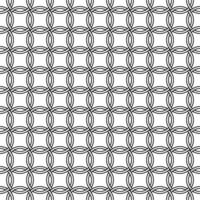 Seamless mesh pattern round rings  intertwined chain mail circles vector