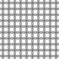 Seamless mesh pattern round rings  intertwined chain mail circles vector