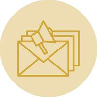 Email Marketing Vector Icon Design