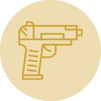 diseño de icono de vector de pistola