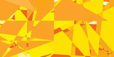 Light Orange vector background with polygonal forms.