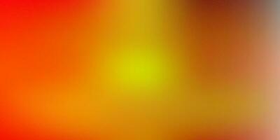 Light red, yellow vector gradient blur texture.