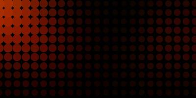 Dark Red vector backdrop with dots.