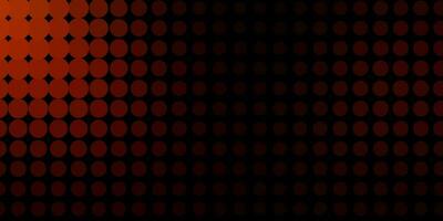 Dark Red vector backdrop with dots.