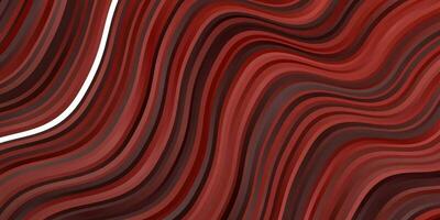 textura de vector rojo oscuro con curvas.