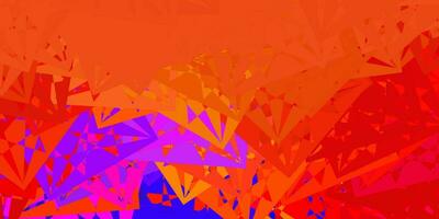 Dark Multicolor vector texture with random triangles.