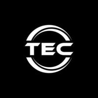 TEC Logo Design, Inspiration for a Unique Identity. Modern Elegance and Creative Design. Watermark Your Success with the Striking this Logo. vector