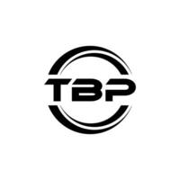 tbp logo diseño, inspiración para un único identidad. moderno elegancia y creativo diseño. filigrana tu éxito con el sorprendentes esta logo. vector