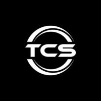 TCS Logo Design, Inspiration for a Unique Identity. Modern Elegance and Creative Design. Watermark Your Success with the Striking this Logo. vector