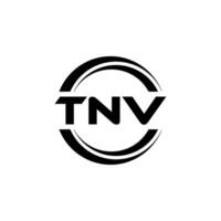 TNV Logo Design, Inspiration for a Unique Identity. Modern Elegance and Creative Design. Watermark Your Success with the Striking this Logo. vector