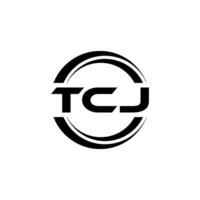 TCJ Logo Design, Inspiration for a Unique Identity. Modern Elegance and Creative Design. Watermark Your Success with the Striking this Logo. vector
