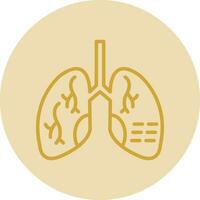 Lung Diseases Vector Icon Design