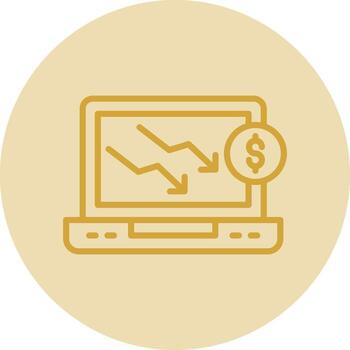 Decrease Vector Icon Design