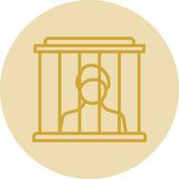 Prisoner Vector Icon Design