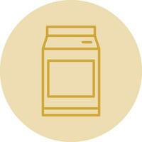 Milk Bottle Vector Icon Design