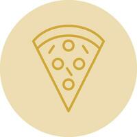 Pizza Slice Vector Icon Design