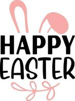 Happy easter sunday vector