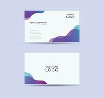 modern business card design template vector