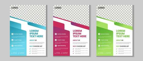 Corporate flyer design, annual report, news letter, book cover, a4 template design vector