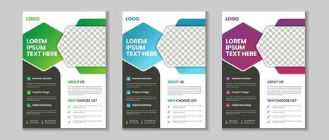 Corporate flyer design, annual report, news letter, book cover, a4 template design vector