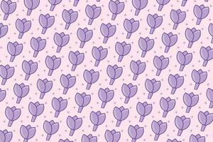 Flowers abstract pattern background design vector