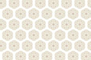 Floral pattern background design vector