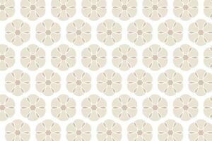 Floral pattern background design vector