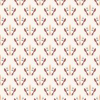 Floral seamless pattern design background vector