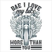Stylish , fashionable  and awesome Biker and motorcycle typography  illustrator vector