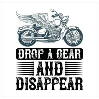 Stylish , fashionable  and awesome Biker and motorcycle typography  illustrator vector