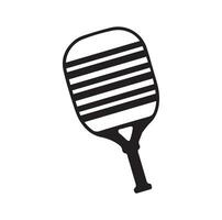 pickleball vector y pickleball paletas firmar símbolo icono vector ilustración pickleball logo vector