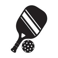 pickleball vector y pickleball paletas firmar símbolo icono vector ilustración pickleball logo vector