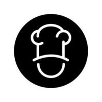 Chef hat icon vector. Cook illustration sign. kitchen symbol. vector