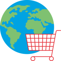 shopping onflatl globe flat icon png